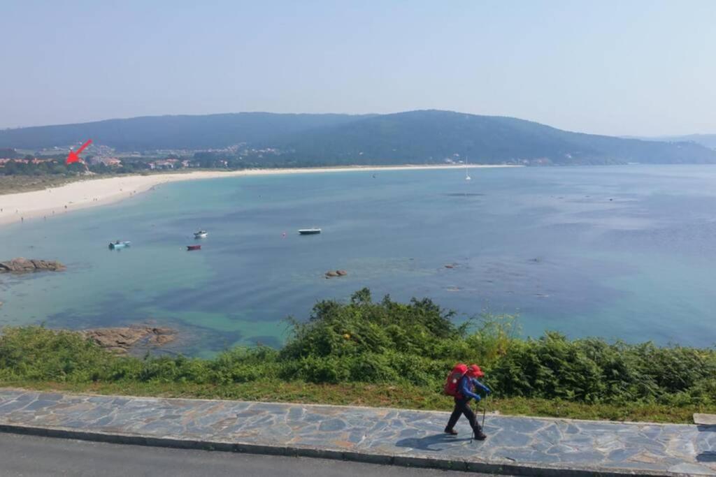 Appartamento Junto Camino De Santiago,1ª Linea De Playa Finisterre Esterno foto