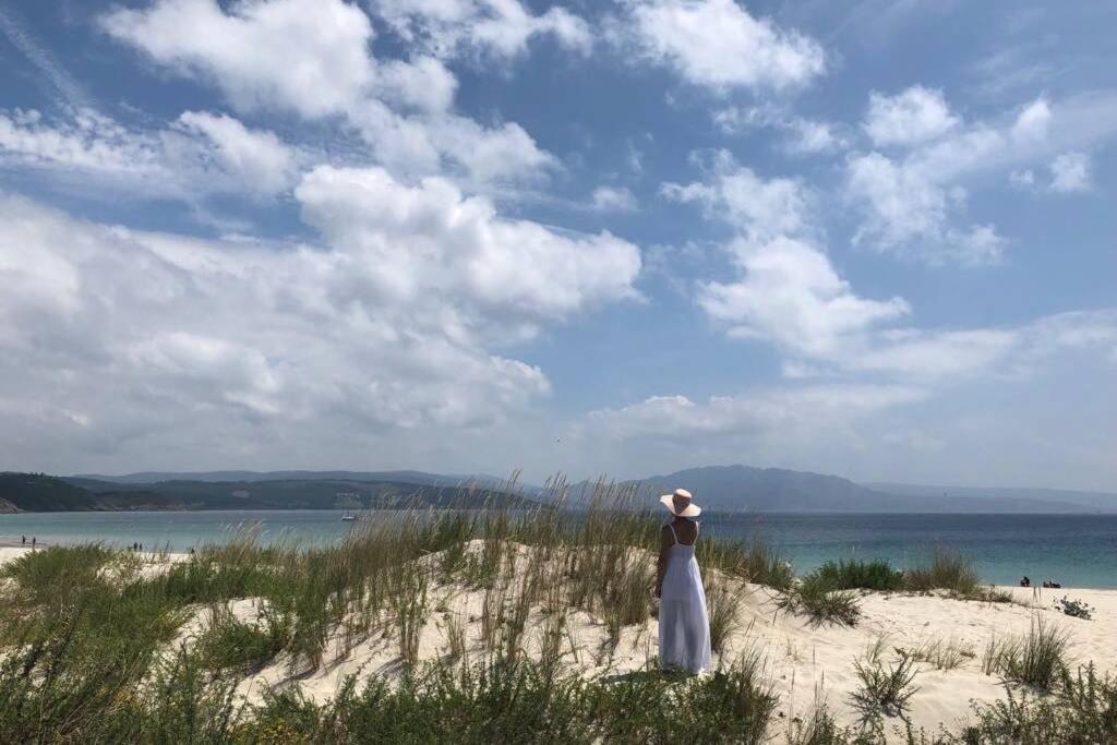 Appartamento Junto Camino De Santiago,1ª Linea De Playa Finisterre Esterno foto
