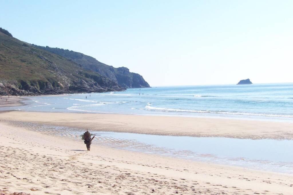 Appartamento Junto Camino De Santiago,1ª Linea De Playa Finisterre Esterno foto