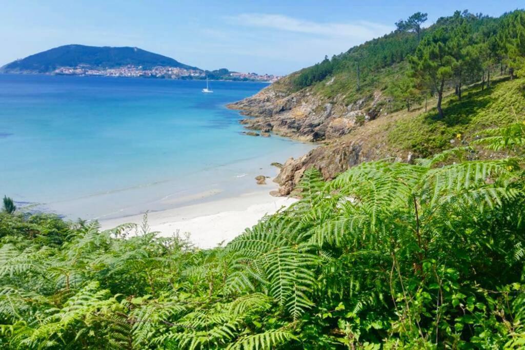 Appartamento Junto Camino De Santiago,1ª Linea De Playa Finisterre Esterno foto